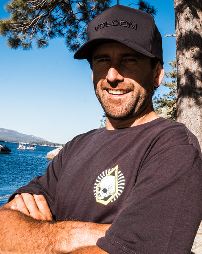 Camiseta Volcom Arched Preto