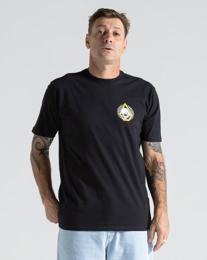 Camiseta Volcom Arched Preto