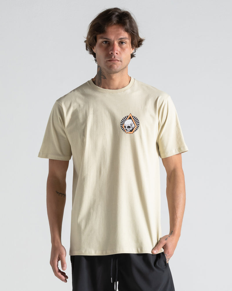 Camiseta Volcom Arched Bege
