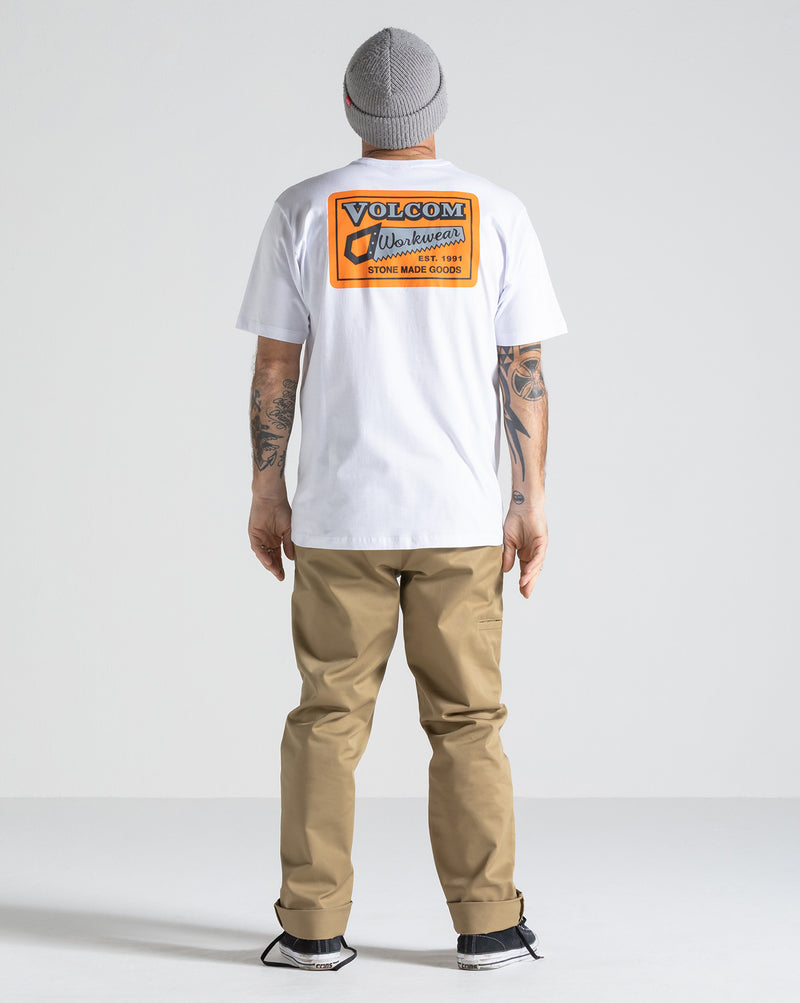 Camiseta Volcom Sawstone Branca