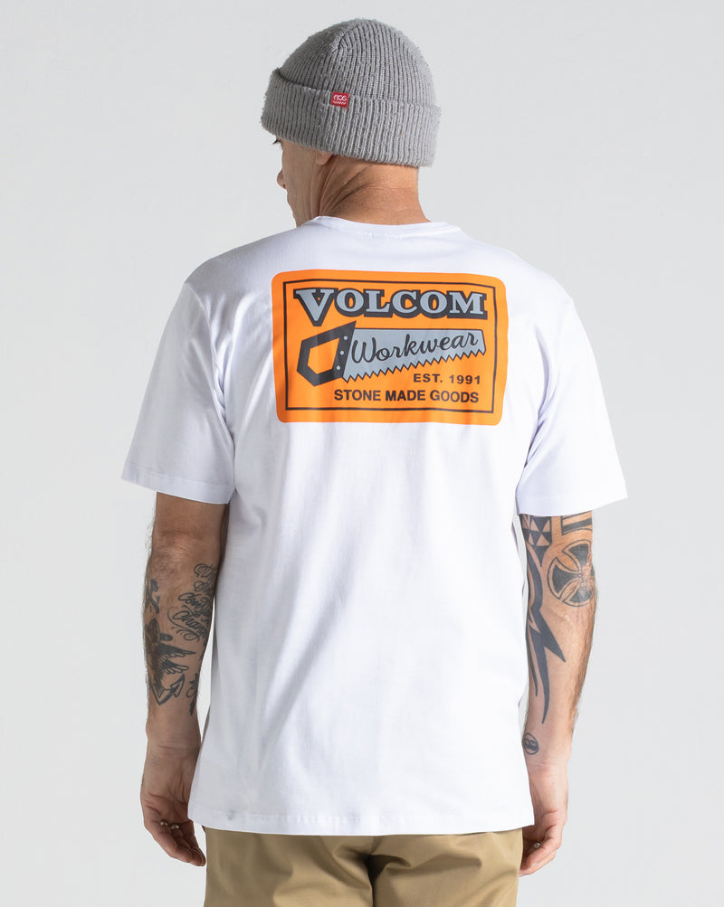 Camiseta Volcom Sawstone Branca