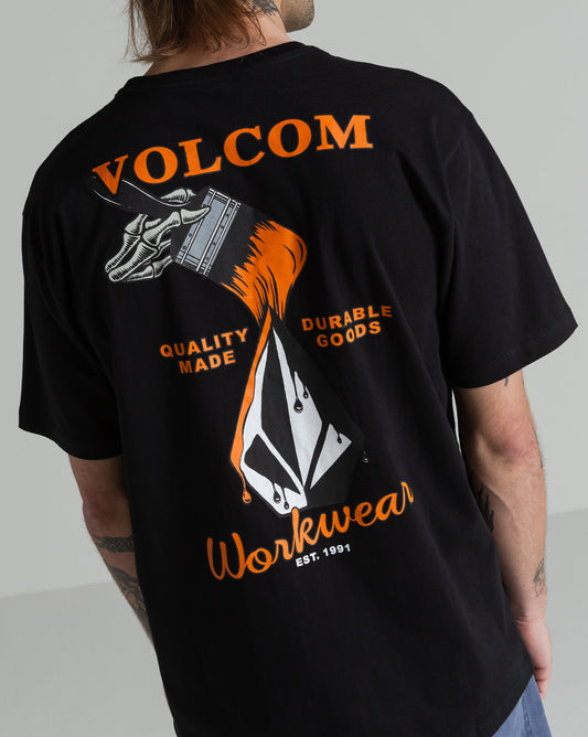 Camiseta Volcom Enamel Preta