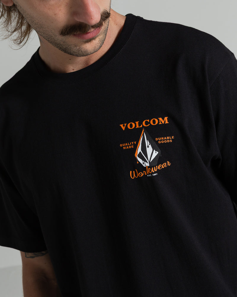 Topan Volcom Camiseta Volcom Enamel Preta - Volcom Brasil - Loja Oficial