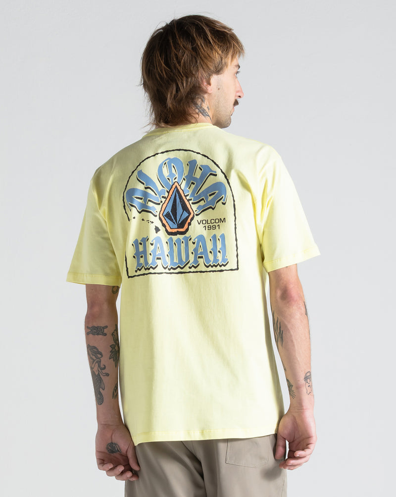 Camiseta Volcom Chandler Amarela
