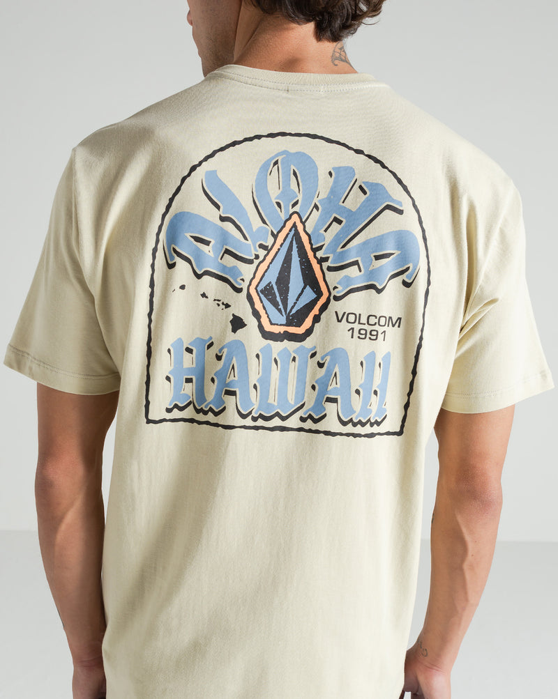 Camiseta Volcom Chandler Bege