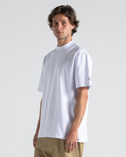 Camiseta Comfort Fit Volcom Circle Solid Branca
