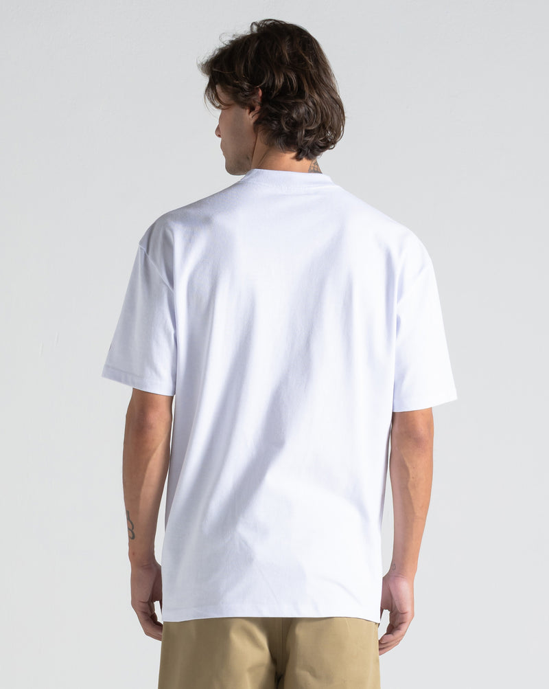 Camiseta Comfort Fit Volcom Circle Solid Branca