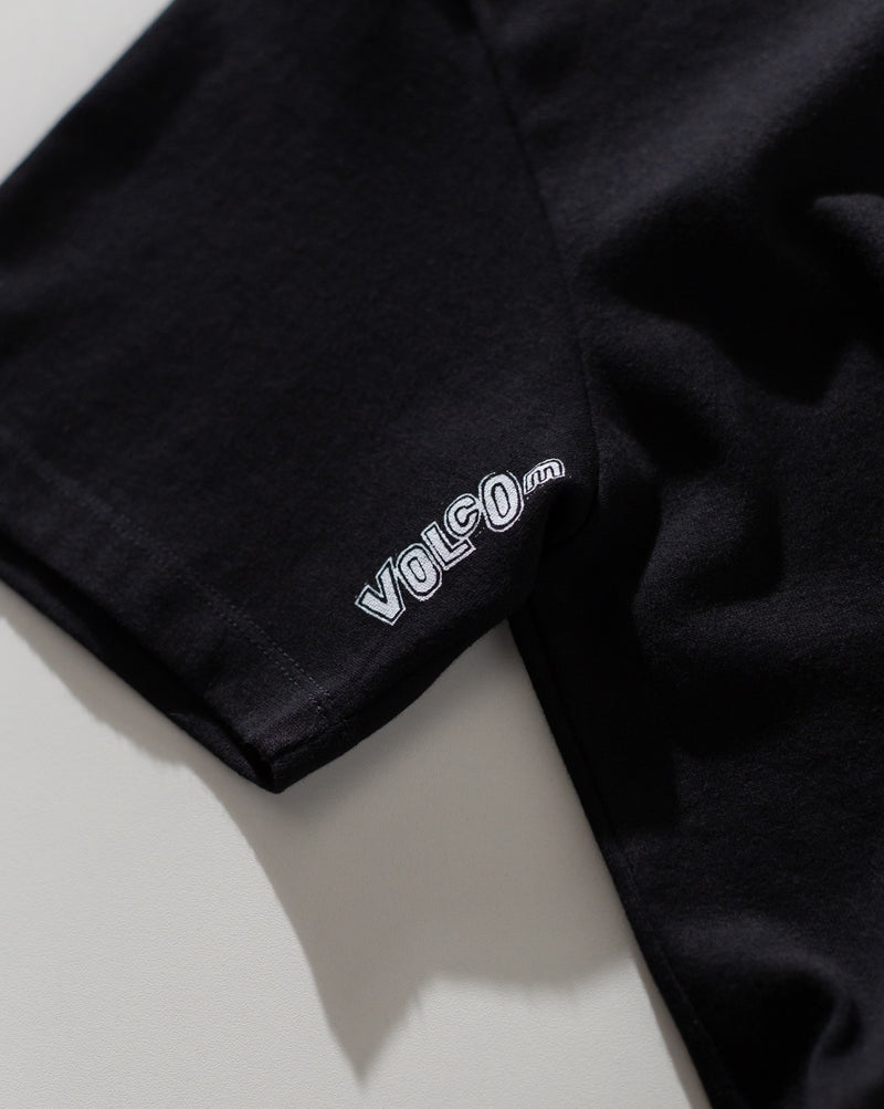 Camiseta Comfort Fit Volcom Snake Peace Preta