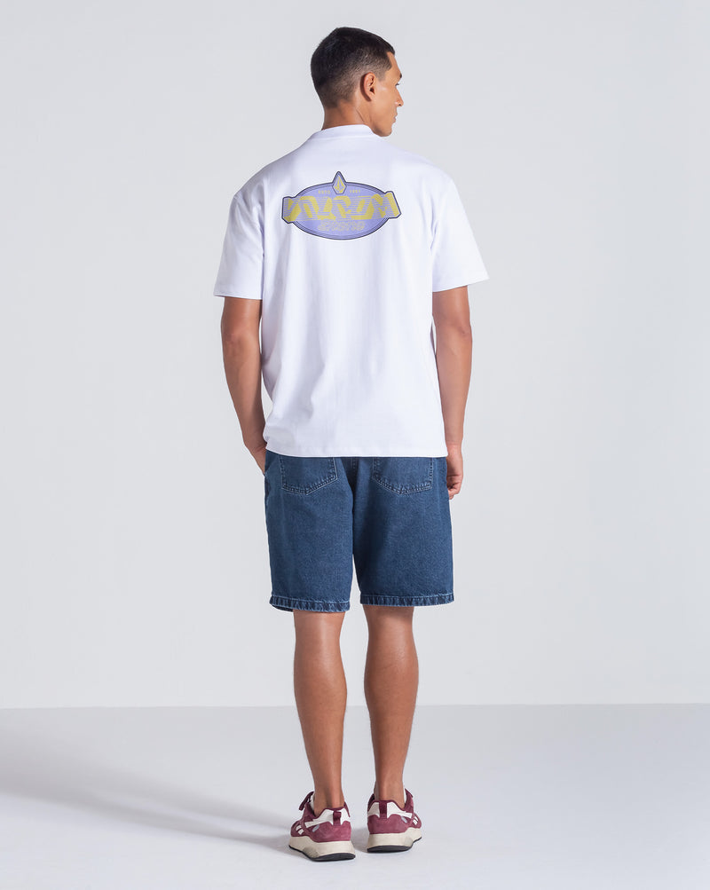 Camiseta Comfort Fit Volcom Tumbled Branca