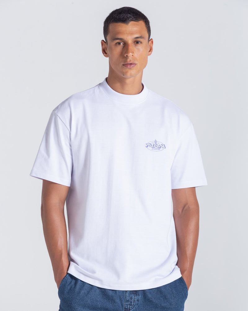 Camiseta Comfort Fit Volcom Tumbled Branca