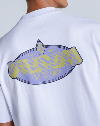 Camiseta Comfort Fit Volcom Tumbled Branca