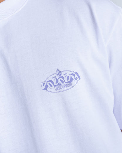 Camiseta Comfort Fit Volcom Tumbled Branca