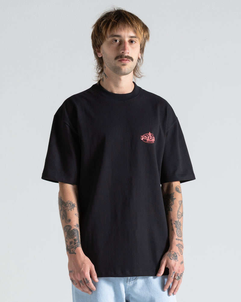 Camiseta Comfort Fit Volcom Tumbled Preta