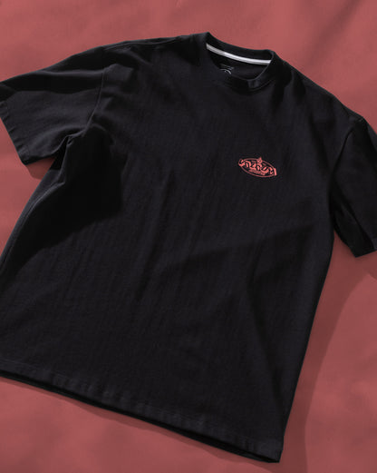 Camiseta Comfort Fit Volcom Tumbled Preta