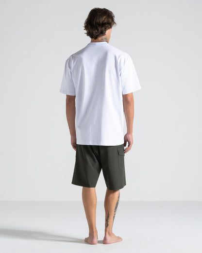 Camiseta Comfort Fit Volcom Death Truction Branca