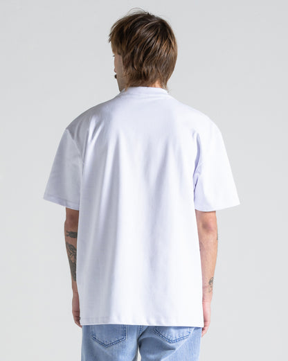 Camiseta Comfort Fit Volcom World Weapon Branca