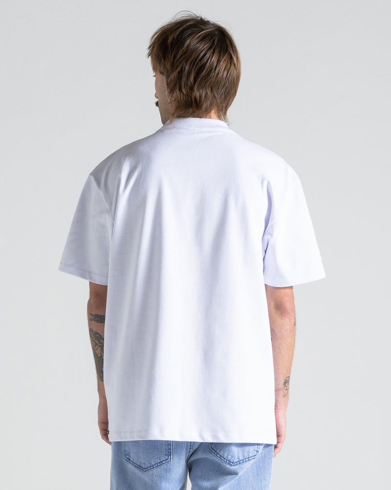 Camiseta Comfort Fit Volcom World Weapon Branca