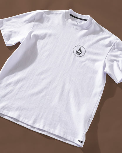 Camiseta Comfort Fit Volcom Classics Branca