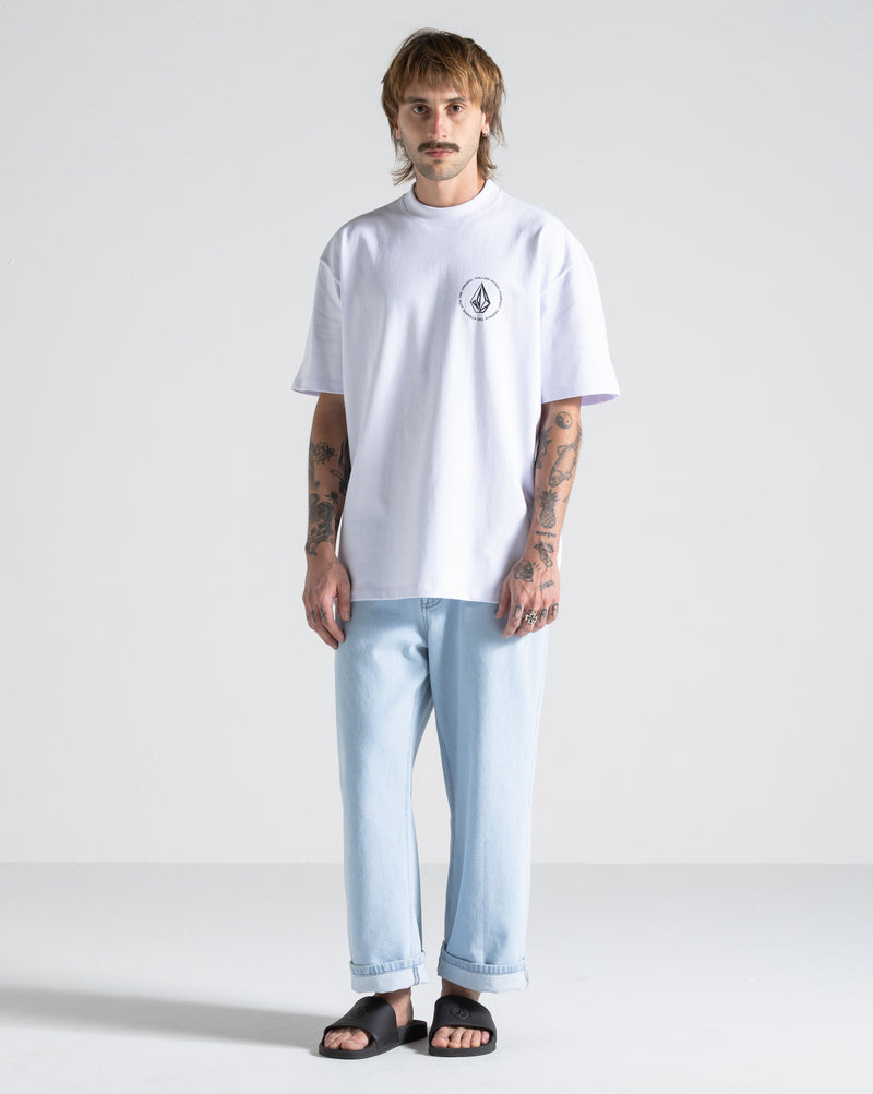 Camiseta Comfort Fit Volcom Classics Branca