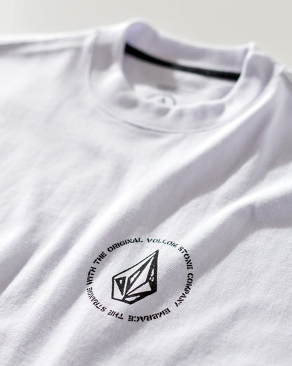 Camiseta Comfort Fit Volcom Classics Branca