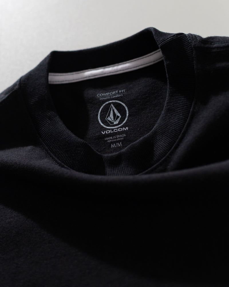 Camiseta Comfort Fit Volcom Classics Preta