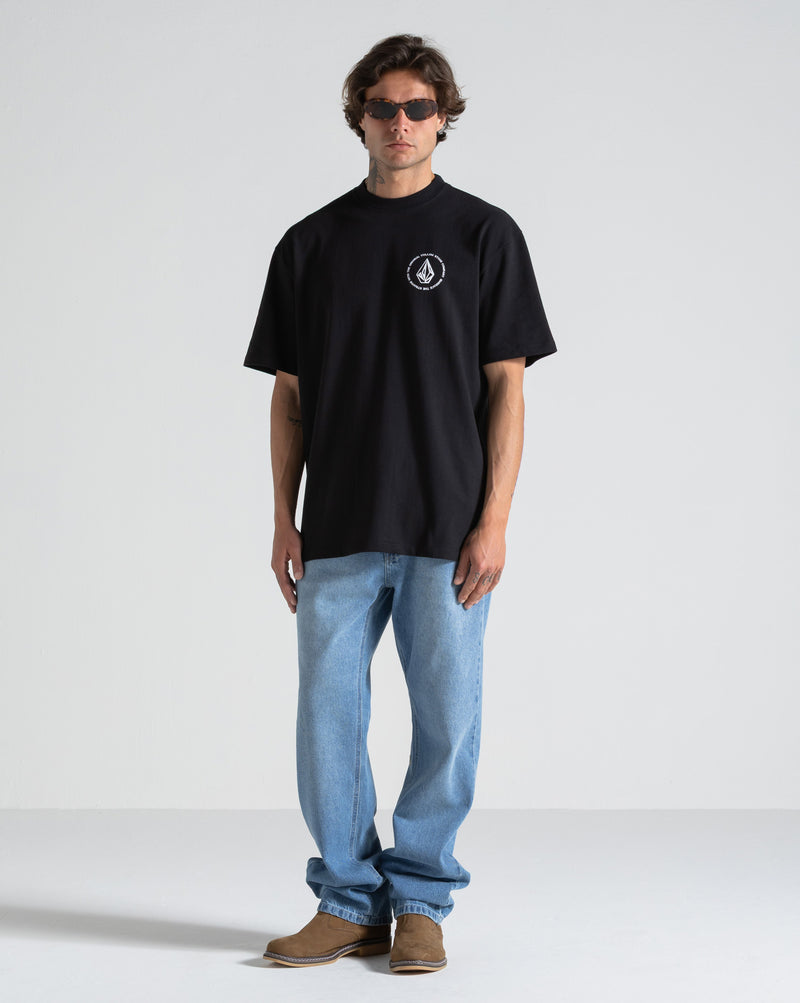 Camiseta Comfort Fit Volcom Classics Preta
