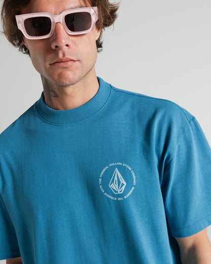 Camiseta Comfort Fit Volcom Classics Azul