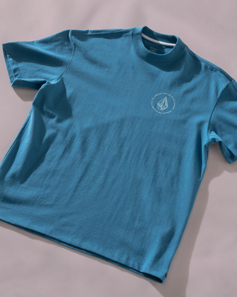 Camiseta Comfort Fit Volcom Classics Azul