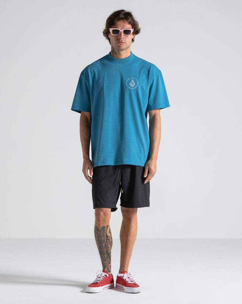 Camiseta Comfort Fit Volcom Classics Azul