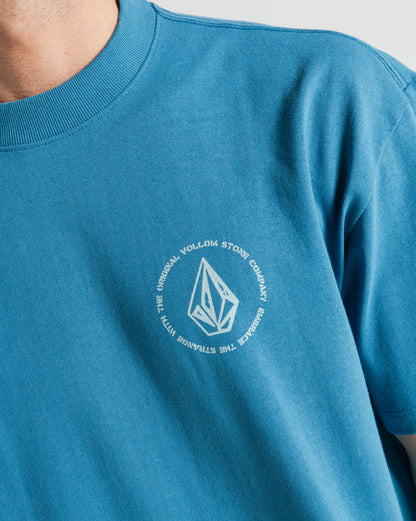 Camiseta Comfort Fit Volcom Classics Azul