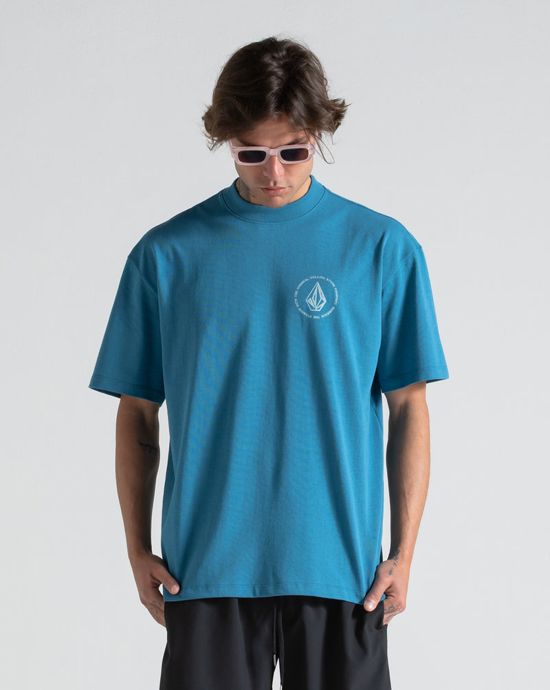 Camiseta Comfort Fit Volcom Classics Azul