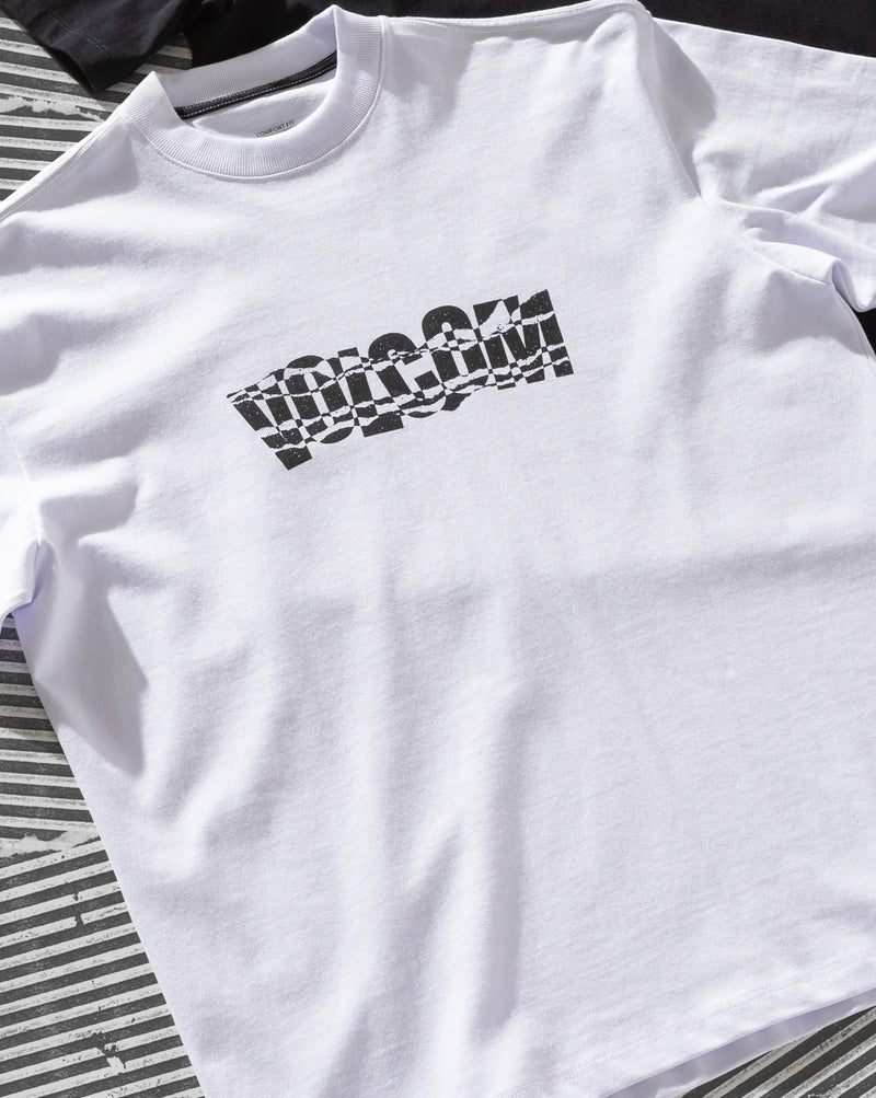 Camiseta Comfort Fit Volcom Fenderbender Branca
