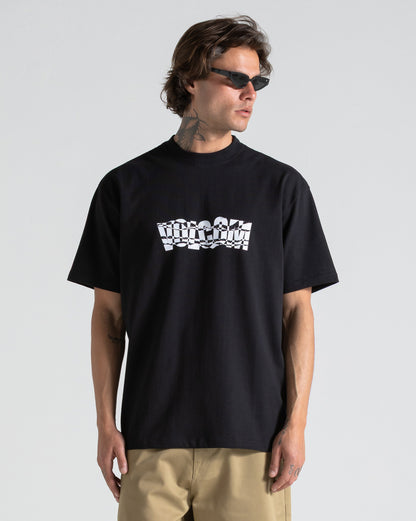 Camiseta Comfort Fit Volcom Fenderbender Preta