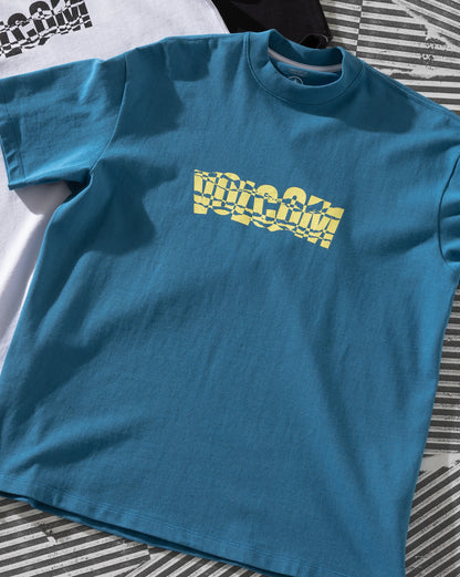Camiseta Comfort Fit Volcom Fenderbender Azul