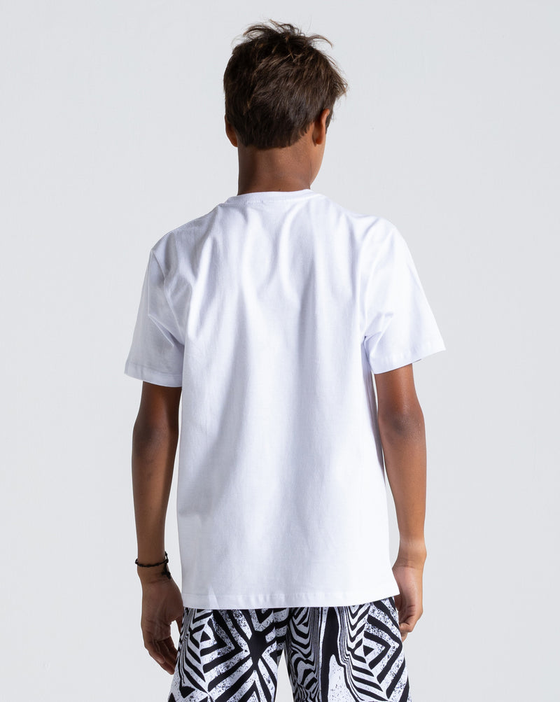 Camiseta Volcom Iconic Juvenil Branca