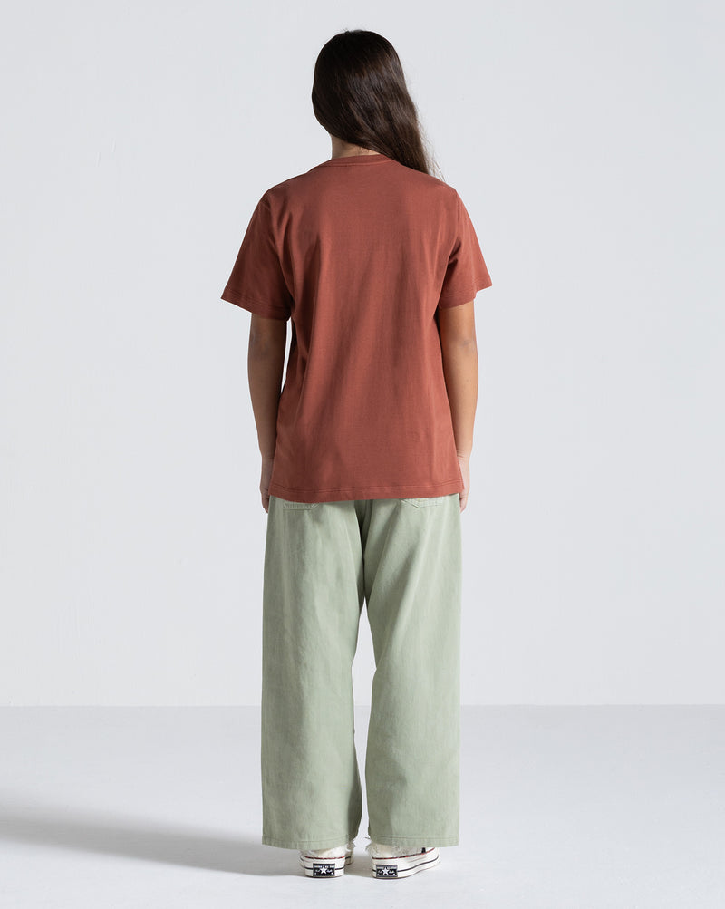 Camiseta Volcom Outta No Where Juvenil Vermelha