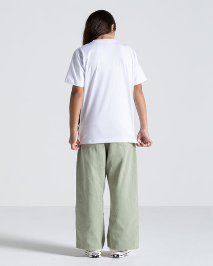 Camiseta Volcom Spikesnight Juvenil Branca