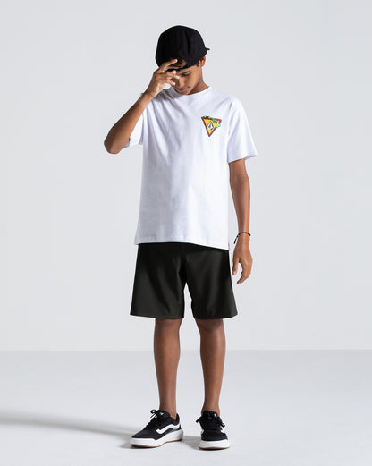 Camiseta Volcom Hi Loops Juvenil Branca