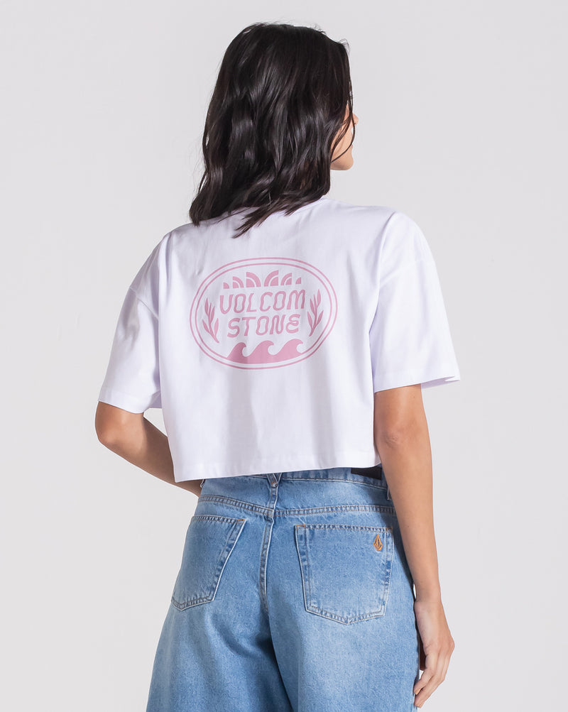 Camiseta Volcom Pocket Dial Branca