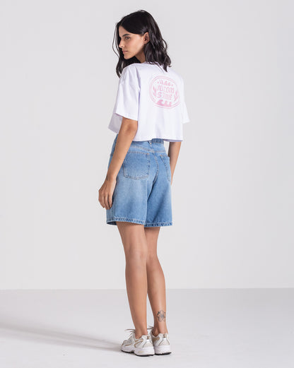 Camiseta Volcom Pocket Dial Branca