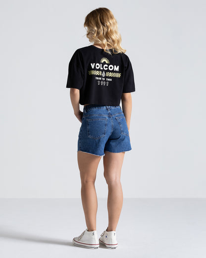 Camiseta Volcom Look It Up Preta