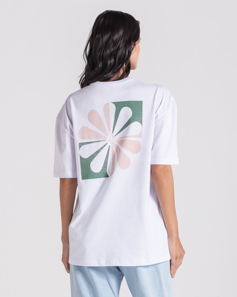 Camiseta Volcom Stone Art Up Branca
