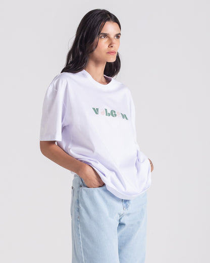 Camiseta Volcom Stone Art Up Branca