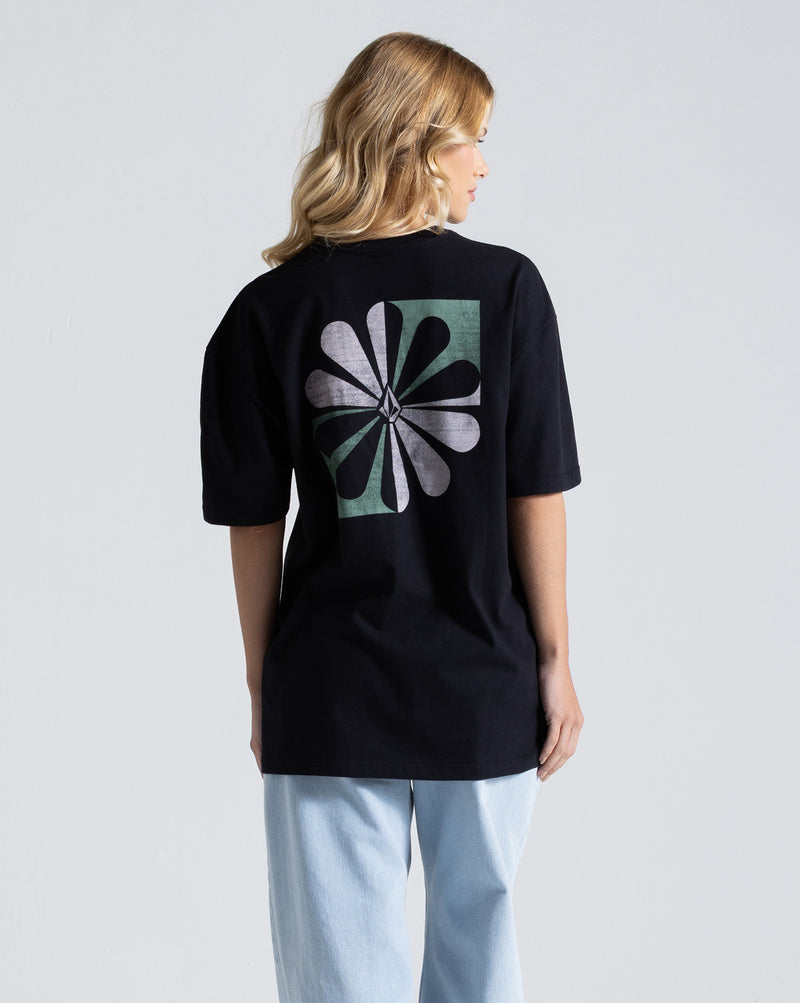 Camiseta Volcom  Stone Art Up Preta