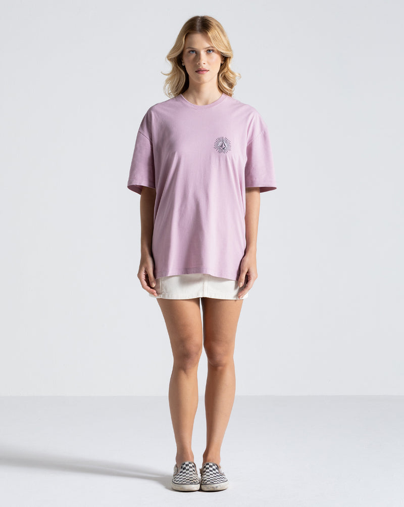 Camiseta Volcom Stones Throw Rosa