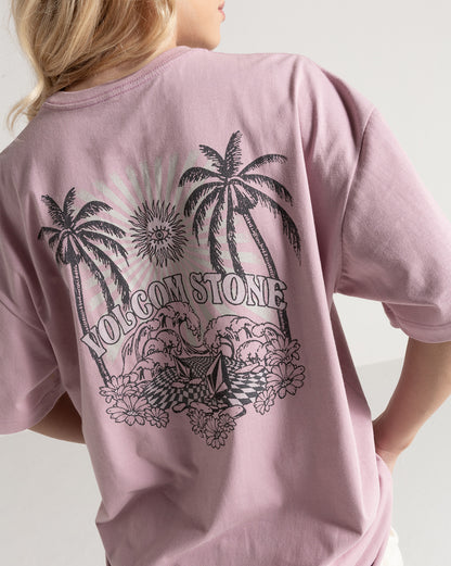 Camiseta Volcom Stones Throw Rosa