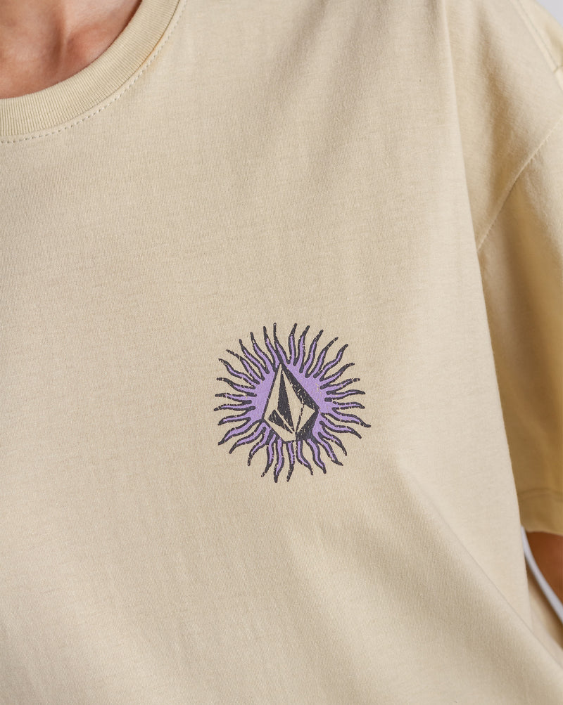 Camiseta Volcom Stones Throw Bege