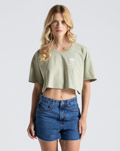 Camiseta Volcom Pitch It To Me Verde