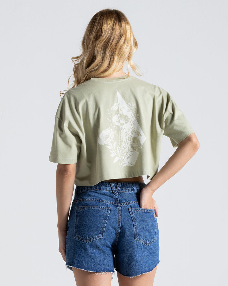 Camiseta Volcom Pitch It To Me Verde