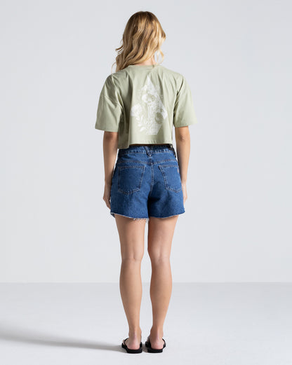 Camiseta Volcom Pitch It To Me Verde